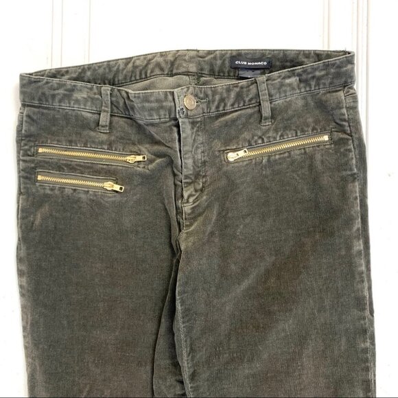 CLUB  MONACO CORDUROY IN DARK GREEN COLOUR - Picture 1 of 12